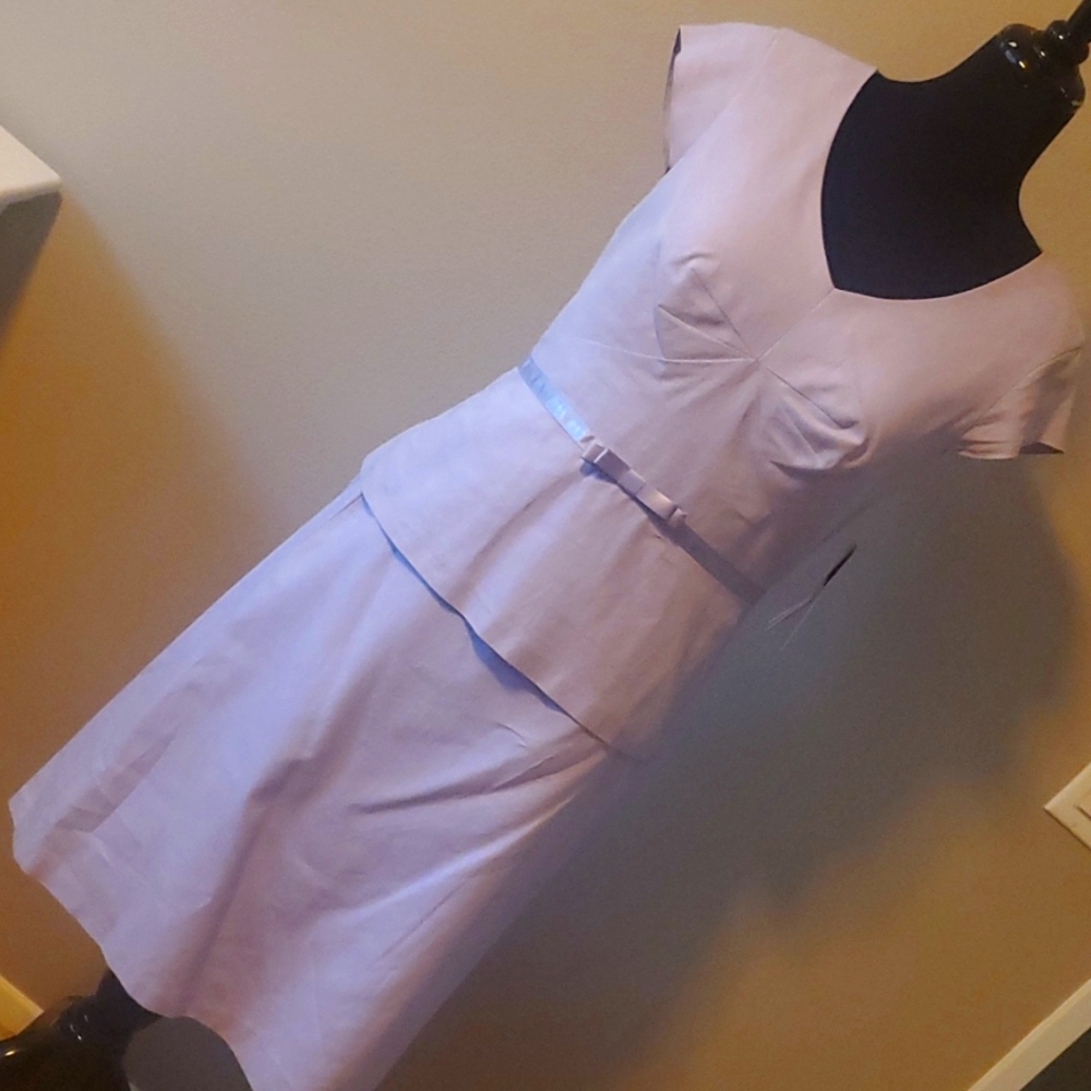 2pc linen style skirt / top